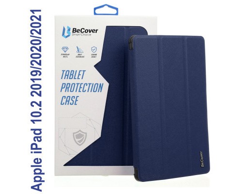 Чохол до планшета BeCover Tri Fold Hard Apple iPad 10.2 2019/2020/2021 Deep Blue (706865) (706865)