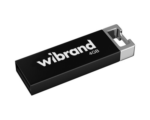 USB флеш накопичувач Wibrand 4GB Chameleon Black USB 2.0 (WI2.0/CH4U6B)