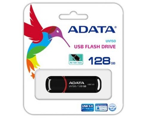 USB флеш накопичувач ADATA 128GB UV150 Black USB 3.0 (AUV150-128G-RBK)
