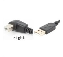 Кабель для принтера USB 2.0 AM/BM 1.0m 90 right Value (S0672)