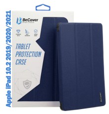 Чохол до планшета BeCover Tri Fold Soft TPU mount Apple Pencil Apple iPad 10.2 2019/2020/2021 Deep Blue (708456)