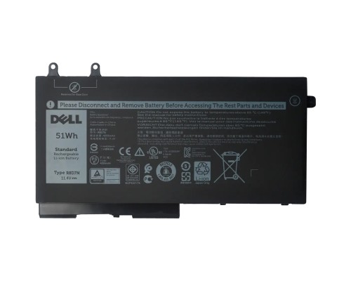 Акумулятор до ноутбука Dell Latitude 5400 R7D7N, 51Wh (4255mAh), 3cell, 11.1V, Li-ion, black (A47766)
