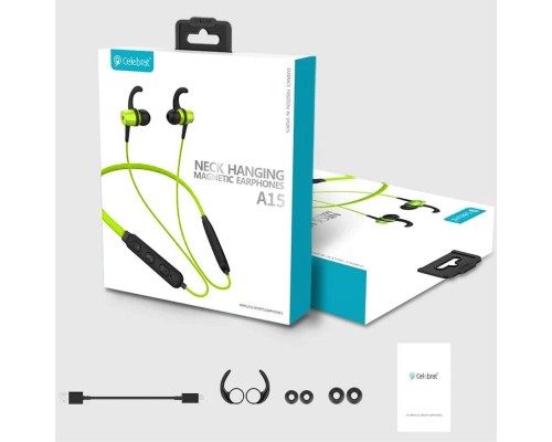Навушники Celebrat A15 Green (1006647)