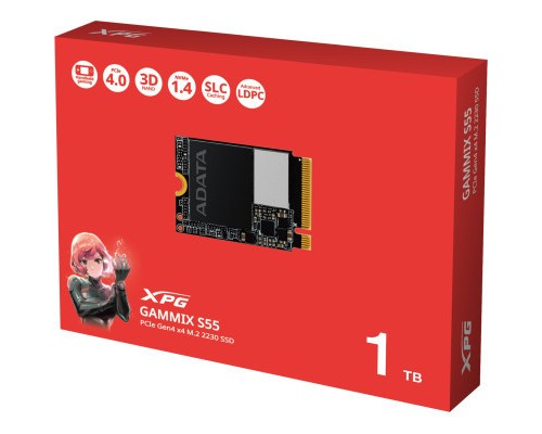 Накопичувач SSD M.2 2230 1TB GAMMIX S55 ADATA (SGAMMIXS55-1T-C)