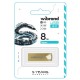 USB флеш накопичувач Wibrand 8GB Taipan Gold USB 2.0 (WI2.0/TA8U2G)