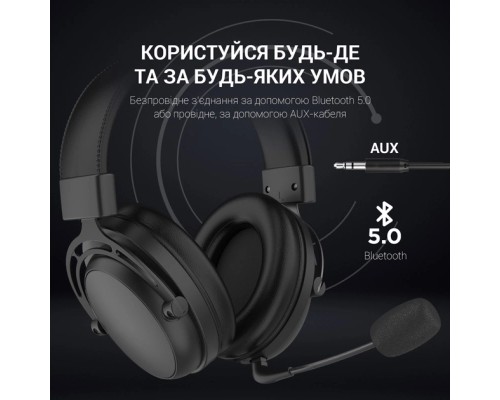 Навушники GamePro HS1260BT Black (HS1260BT)