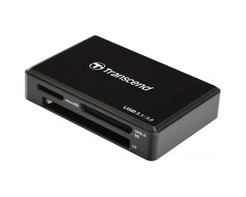 Зчитувач флеш-карт Transcend USB 3.1 Black (TS-RDF8K2)