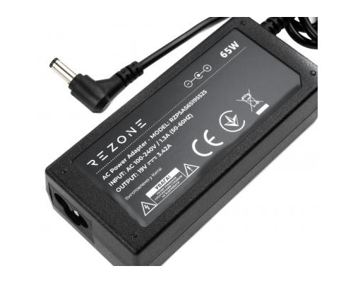 Блок живлення до ноутбуку Rezone ASUS 65W 19V 3,42A 5.5*2.5 (RZPSAS65195525)