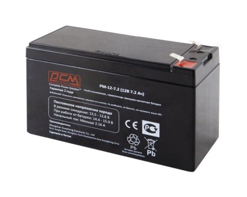 Батарея до ДБЖ Powercom 12В 7.2 Ач (PM-12-7.2)