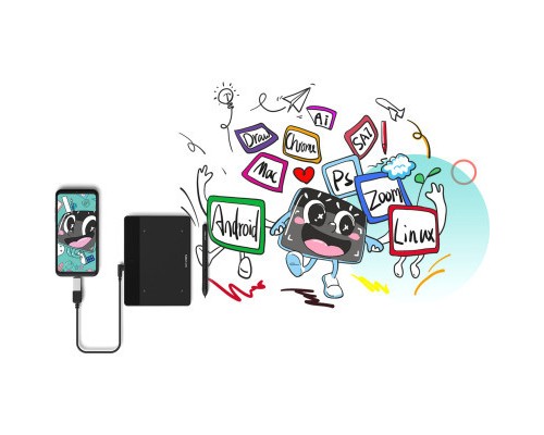 Графічний планшет XP-Pen Deco Fun S Black (Deco Fun S_BK)