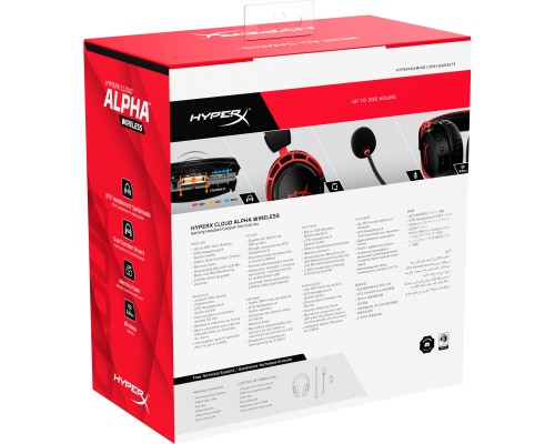 Навушники HyperX Cloud Alpha Wireless Black (4P5D4AA)