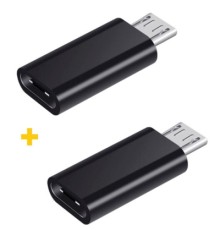 Перехідник USB Type-C to MicroUSB AC-020 2 pcs XoKo (XK-AC020-BK2)