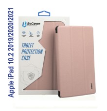 Чохол до планшета BeCover Tri Fold Soft TPU mount Apple Pencil Apple iPad 10.2 2019/2020/2021 Pink (706745)