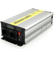 Автомобільний інвертор 12V/220V 1000W чиста синусоїда, 2xShuko, 1xUSB Ritar (RSC-1000)