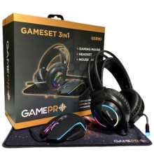 Мишка GamePro GS890 Combo 3 в 1 миша + ігрова поверхня + гарнітура (GS890)