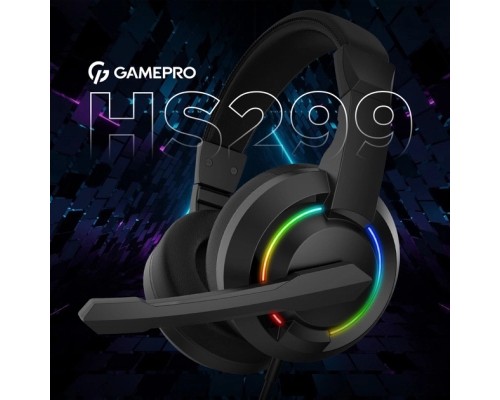 Навушники GamePro HS299 RGB Black (HS299)