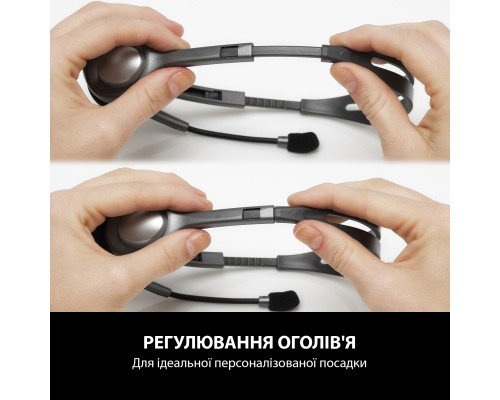 Навушники Logitech H110 Stereo Headset with 2*3pin jacks (981-000271)