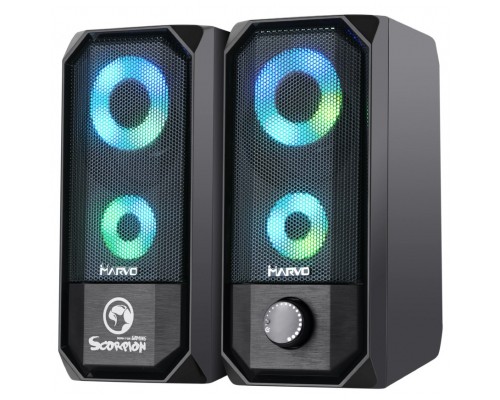 Акустична система Marvo SG-265 Multi-LED USB Black