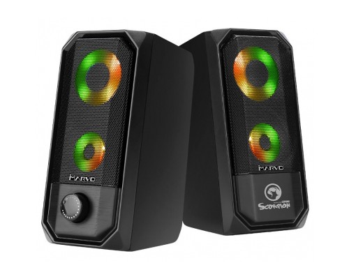 Акустична система Marvo SG-265 Multi-LED USB Black