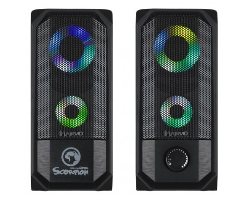 Акустична система Marvo SG-265 Multi-LED USB Black