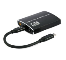 Концентратор Cablexpert USB-C to 2 HDMI (2 ind. screens)/PD/Аudio 3.5mm (A-CM-HDMIF2-01)