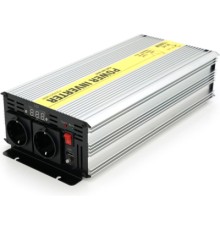 Автомобільний інвертор 12V/220V 1500W чиста синусоїда, 2xShuko, 1xUSB Ritar (RSC-1500)
