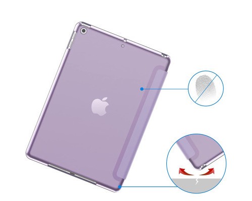 Чохол до планшета BeCover Tri Fold Hard Apple iPad 10.2 2019/2020/2021 Purple (709657) (709657)