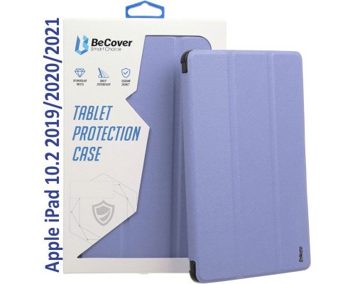 Чохол до планшета BeCover Tri Fold Hard Apple iPad 10.2 2019/2020/2021 Purple (709657) (709657)