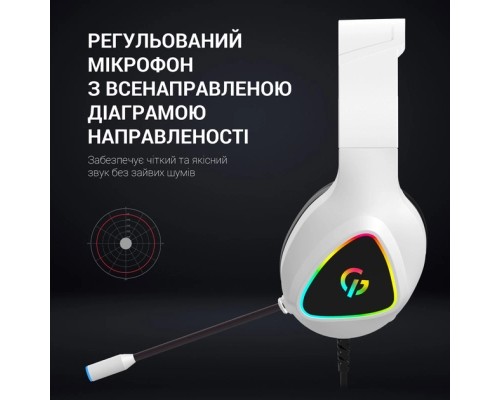 Навушники GamePro HS615 RGB White (HS615)