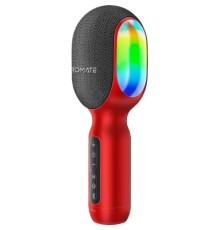 Мікрофон Promate VocalMic Bluetooth 2 x AUX LED Red (vocalmic.red)