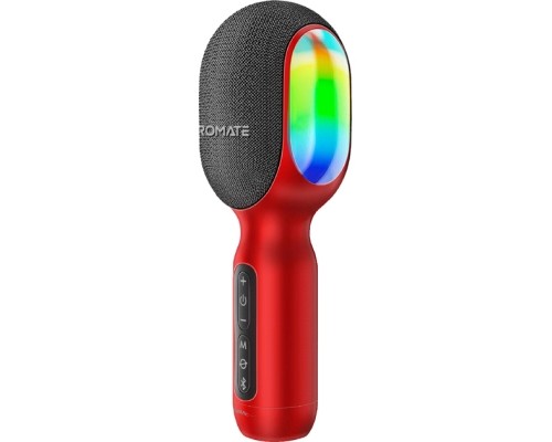 Мікрофон Promate VocalMic Bluetooth 2 x AUX LED Red (vocalmic.red)