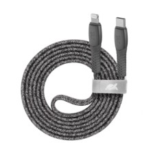 Дата кабель USB-C to Lighting 1.2m 3А grey USB2.0 RivaCase (PS6107 GR12)