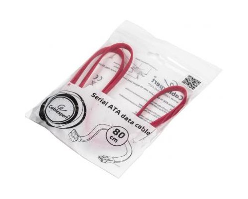 Кабель для передачі даних SATA III 0.8m Cablexpert (CC-SATAM-DATA-0.8M)