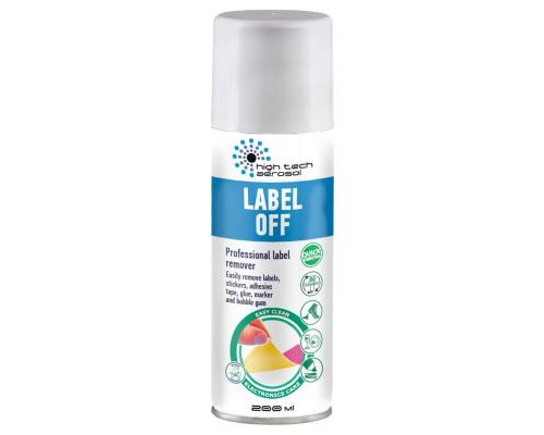 Спрей для очищення High Tech Aerosol HTA LABEL OFF 200 ml (06031)