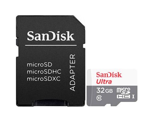 Карта пам'яті SanDisk 32GB microSD class 10 Ultra Light (SDSQUNR-032G-GN3MA)