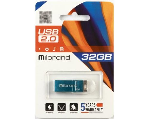 USB флеш накопичувач Mibrand 32GB Сhameleon Light Blue USB 2.0 (MI2.0/CH32U6LU)