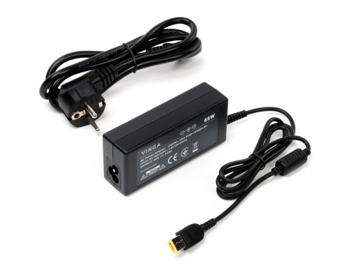 Блок живлення до ноутбуку Vinga Lenovo 65W 20V 3.25А square with pin (VPA-2032-LNSQ01-101)