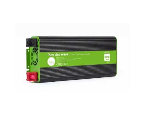 Автомобільний інвертор 12V/230V 1000W (2000W peak power) чиста синусоїда EnerGenie (EG-PWC-PS1000-01)