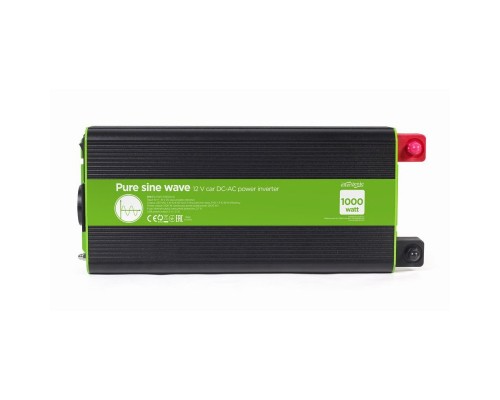 Автомобільний інвертор 12V/230V 1000W (2000W peak power) чиста синусоїда EnerGenie (EG-PWC-PS1000-01)