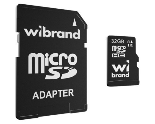 Карта пам'яті Wibrand 32GB microSD class 10 UHS-I (WICDHU1/32GB-A)