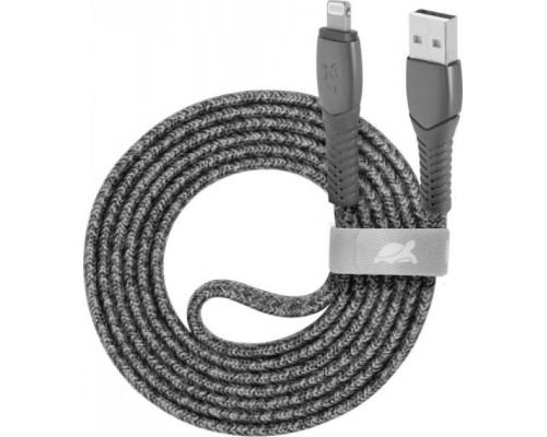Дата кабель USB 2.0 AM to Lightning 1.2m 3A 60W grey RivaCase (PS6108 GR12)
