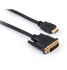 Кабель мультимедійний HDMI to DVI 24+1 1.8m Vinga (VCPHDMIDVI1.8)