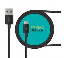 Дата кабель USB 2.0 AM to Type-C 2.0m CB-UT12 black Piko (1283126493850)