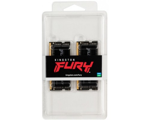 Модуль пам'яті для ноутбука SoDIMM DDR4 32GB (2x16GB) 2666 MHz FURY Impact Kingston Fury (ex.HyperX) (KF426S16IBK2/32)