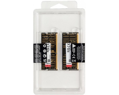 Модуль пам'яті для ноутбука SoDIMM DDR4 32GB (2x16GB) 2666 MHz FURY Impact Kingston Fury (ex.HyperX) (KF426S16IBK2/32)