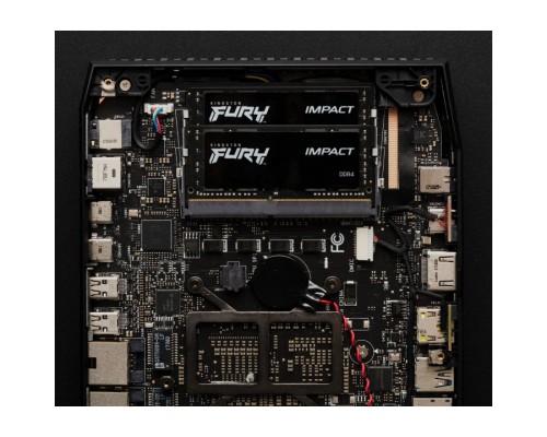Модуль пам'яті для ноутбука SoDIMM DDR4 32GB (2x16GB) 2666 MHz FURY Impact Kingston Fury (ex.HyperX) (KF426S16IBK2/32)
