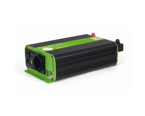 Автомобільний інвертор 12V/230V 500W (1000W peak power) чиста синусоїда EnerGenie (EG-PWC-PS500-01)