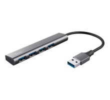 Концентратор Halyx 4-Port USB-A 3.2 Grey Trust (24947_TRUST)