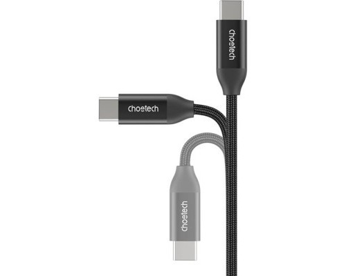 Дата кабель USB-С to USB-С 2.0m 240W USB2.0 Choetech (XCC-1036-BK)