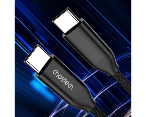 Дата кабель USB-С to USB-С 2.0m 240W USB2.0 Choetech (XCC-1036-BK)